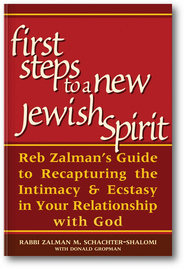 First Steps to a New Jewish Spirit: Reb Zalman's Guide to Recapturing the Intimacy & Ecstasy in Your Relationship with God book cover
