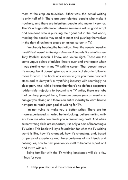 Breaking into TV Writing