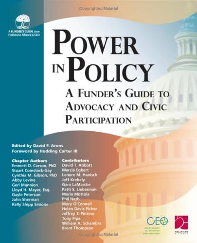 Power In Policy: A Funder's Guide to Advocacy and Civic Participation