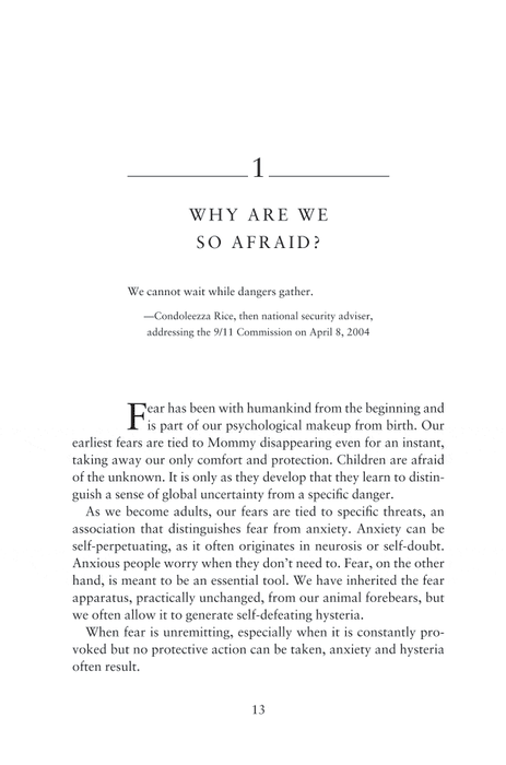 False Alarm: The Truth about the Epidemic of Fear