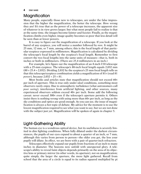 Star Ware: The Amateur Astronomer's Guide to Choosing, Buying, and Using Telescopes and Accessories