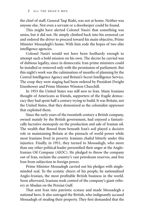 All the Shah's Men: An American Coup and the Roots of Middle East Terror