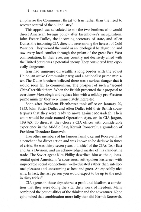 All the Shah's Men: An American Coup and the Roots of Middle East Terror
