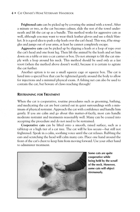 Cat Owner's Home Veterinary Handbook, Fully Revised and Updated