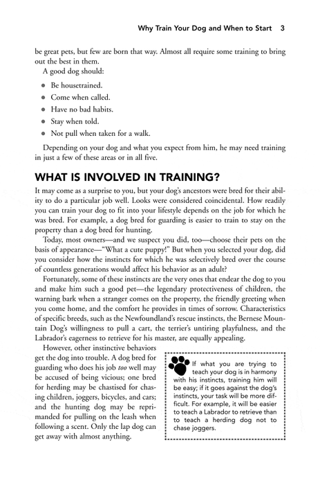 What All Good Dogs Should Know: The Sensible Way to Train