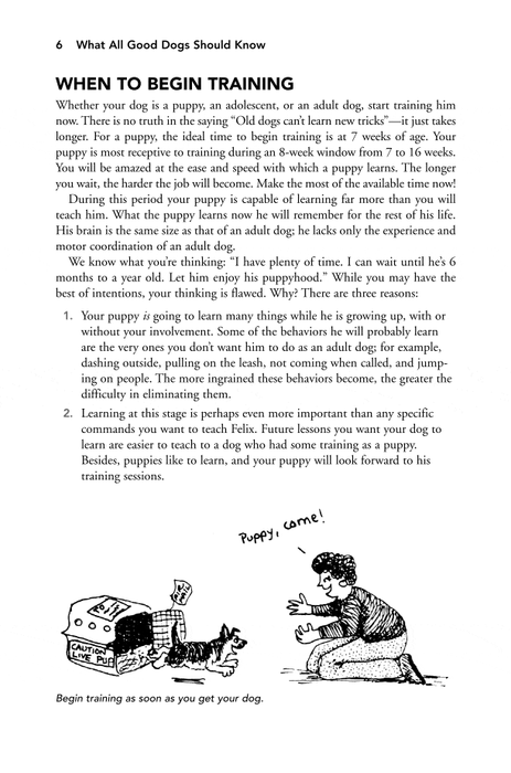 What All Good Dogs Should Know: The Sensible Way to Train