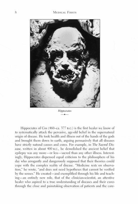 Medical Firsts: From Hippocrates to the Human Genome