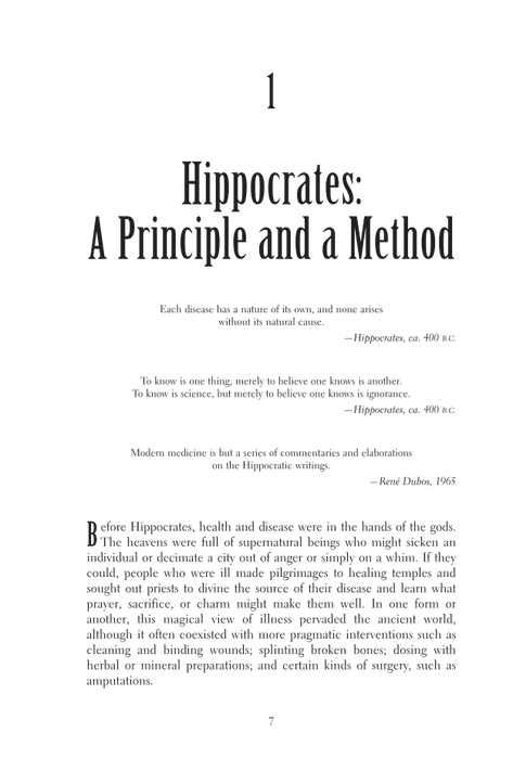 Medical Firsts: From Hippocrates to the Human Genome