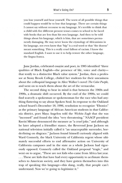 Spoken Soul: The Story of Black English