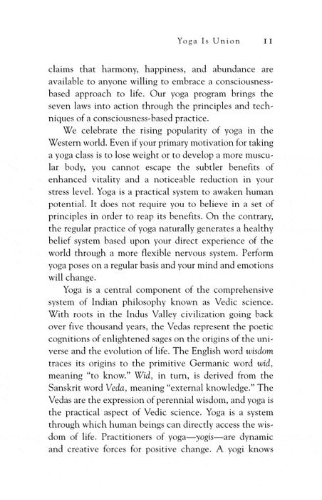 The Seven Spiritual Laws of Yoga