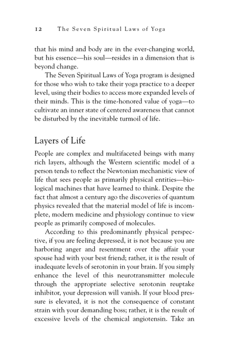 The Seven Spiritual Laws of Yoga