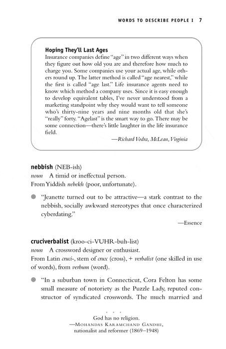 Another Word A Day: An All-New Romp through Some of the Most Unusual and Intriguing Words in English