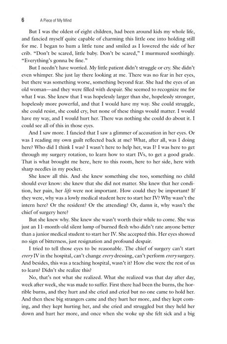 A Piece of My Mind (JAMA & Archives Journals)