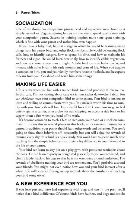 Parrot Tricks: Teaching Parrots with Positive Reinforcement