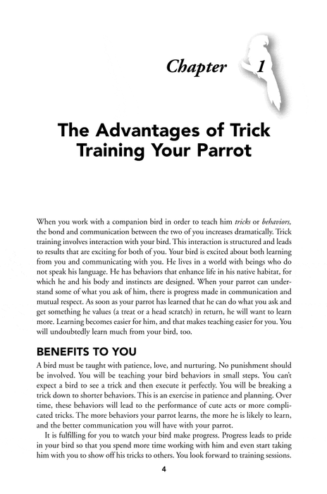 Parrot Tricks: Teaching Parrots with Positive Reinforcement