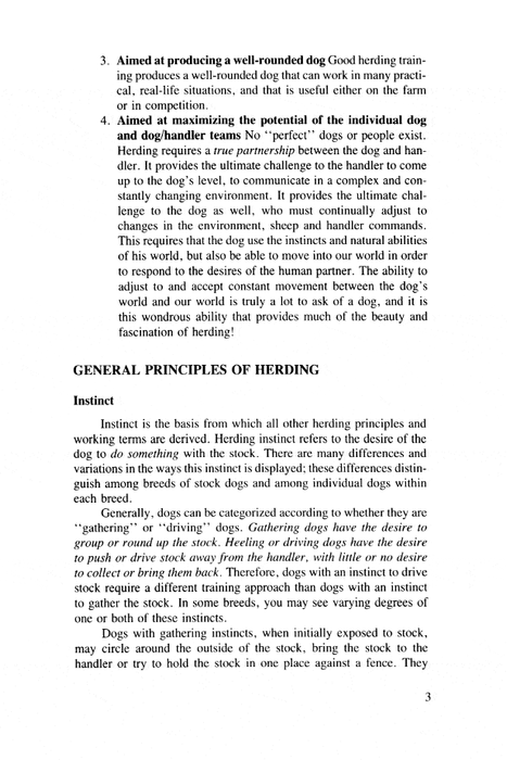 Herding Dogs: Progressive Training