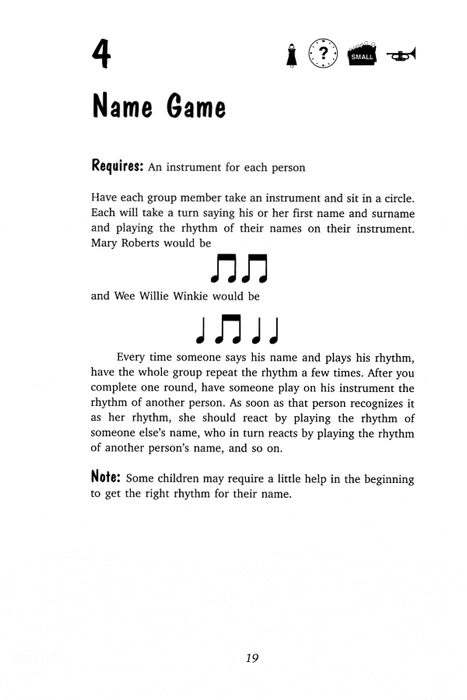 101 Music Games for Children