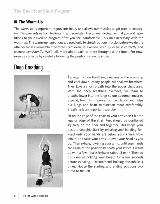 Get Fit While You Sit: Easy Workouts from Your Chair