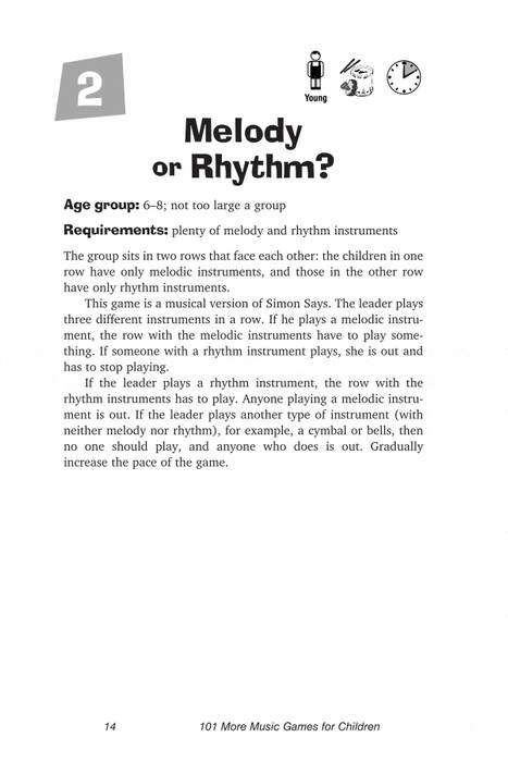101 More Music Games for Children