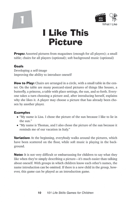 101 Life Skills Games for Children