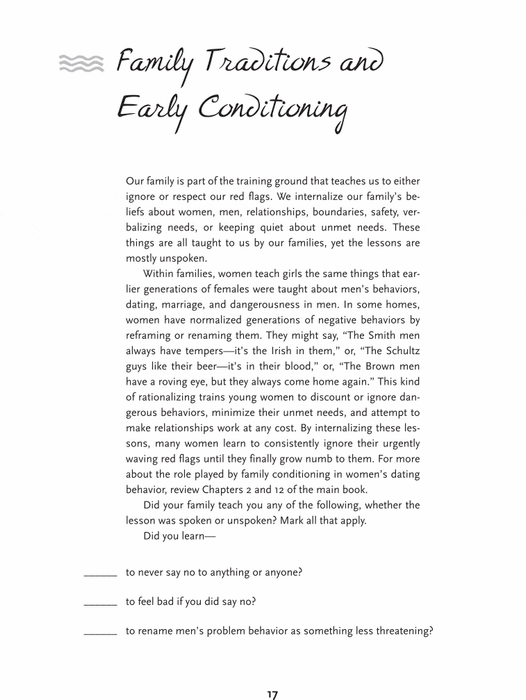 How to Spot a Dangerous Man Workbook: A Survival Guide for Women
