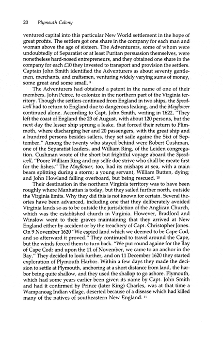 Plymouth Colony: Its History & People, 1620-1691