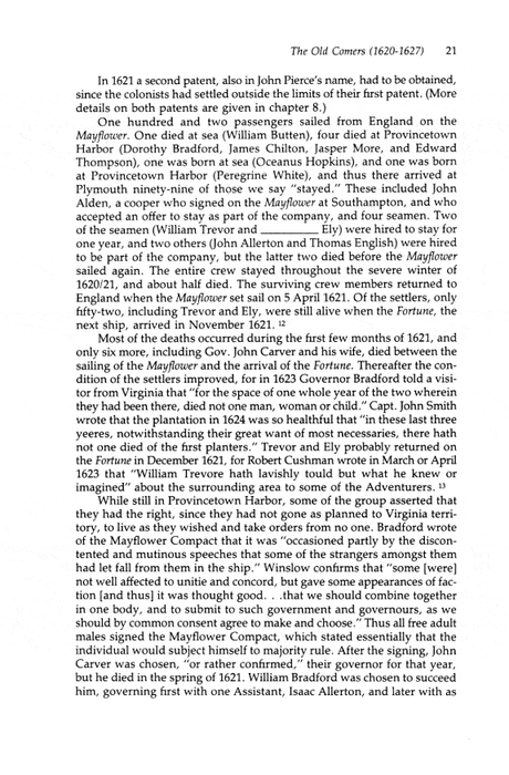Plymouth Colony: Its History & People, 1620-1691
