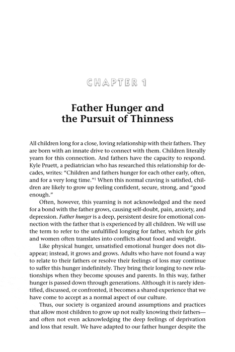 Father Hunger: Fathers, Daughters, And The Pursuit Of Thinness