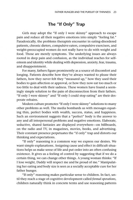 Father Hunger: Fathers, Daughters, And The Pursuit Of Thinness