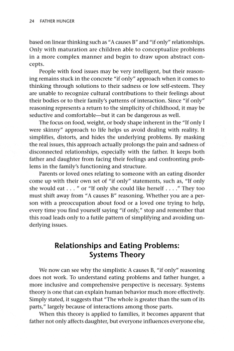 Father Hunger: Fathers, Daughters, And The Pursuit Of Thinness