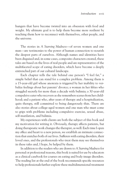 A Starving Madness: Tales of Hunger, Hope, and Healing in Psychotherapy
