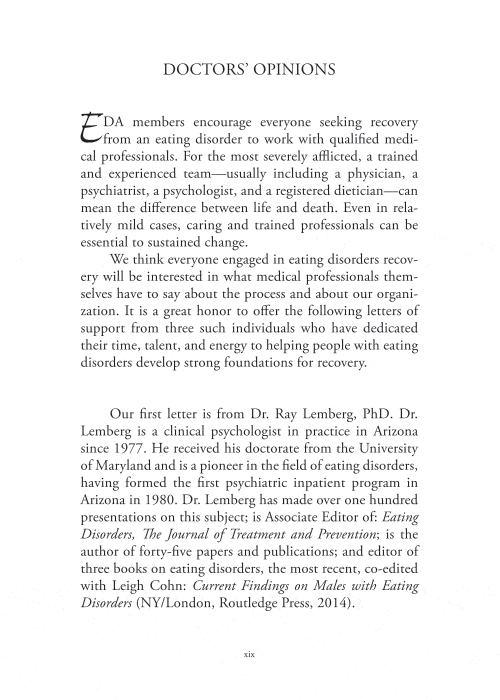 Eating Disorders Anonymous: The Story of How We Recovered from Our Eating Disorders