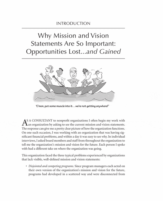The Fieldstone Alliance Guide to Crafting Effective Mission and Vision Statements