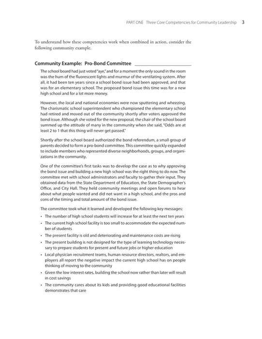 The Community Leadership Handbook: Framing Ideas, Building Relationships, and Mobilizing Resources