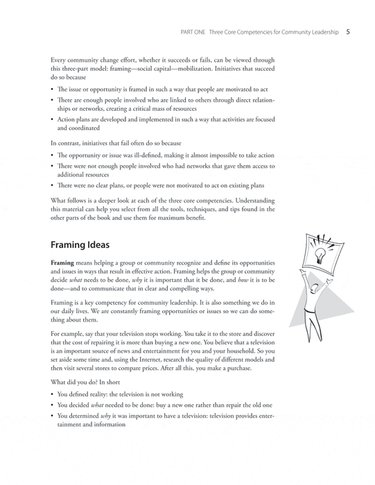The Community Leadership Handbook: Framing Ideas, Building Relationships, and Mobilizing Resources