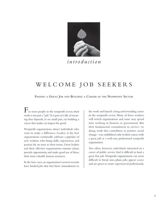 The Nonprofit Career Guide: How to Land a Job That Makes a Difference