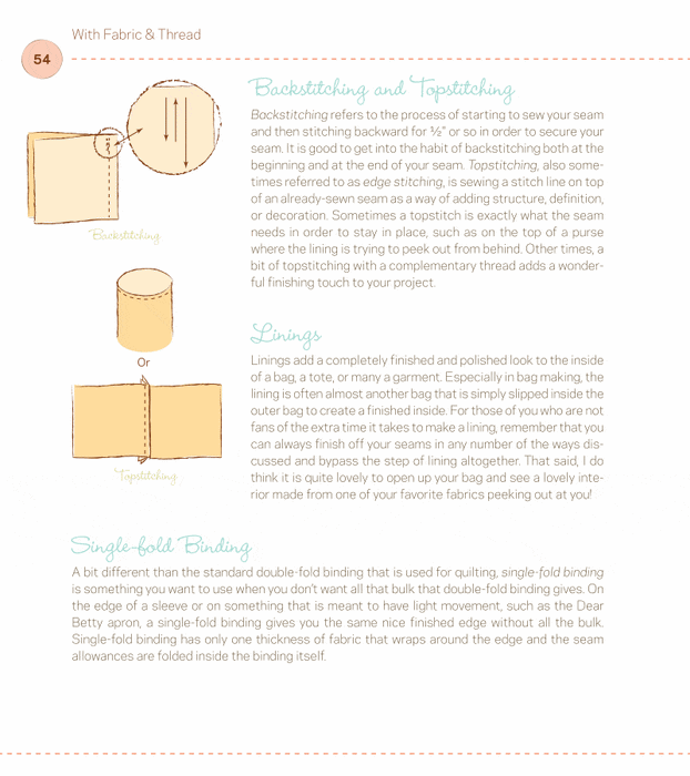 With Fabric and Thread: More Than 20 Inspired Quilting and Sewing Patterns