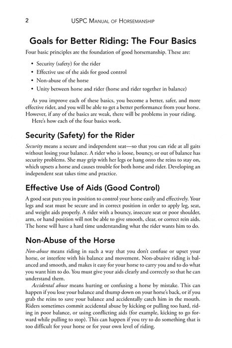 The United States Pony Club Manual Of Horsemanship: Intermediate Horsemanship / C1 - C2 Level (2nd Edition)