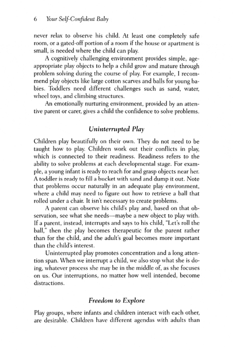 Your Self-Confident Baby: How to Encourage Your Child's Natural Abilities––From the Very Start