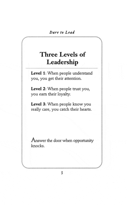 Dare to Lead: Proven Principles of Effective Leadership
