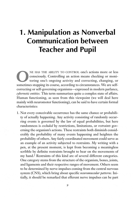 The Feldenkrais Method: Teaching by Handling