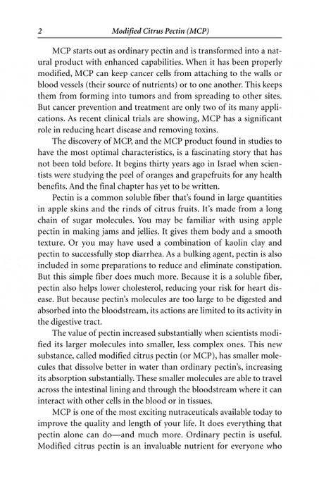 Modified Citrus Pectin (MCP): A Super Nutraceutical (Basic Health Guides)
