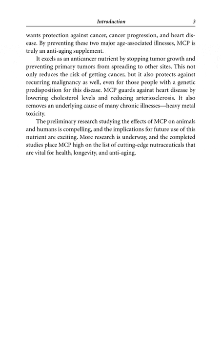 Modified Citrus Pectin (MCP): A Super Nutraceutical (Basic Health Guides)