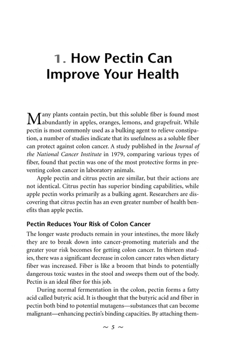 Modified Citrus Pectin (MCP): A Super Nutraceutical (Basic Health Guides)