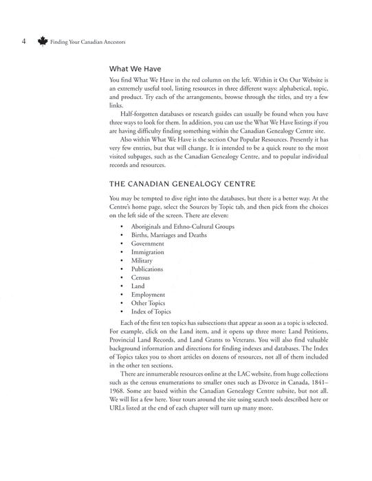 Finding Your Canadian Ancestors: A Beginner's Guide (Finding Your Ancestors)