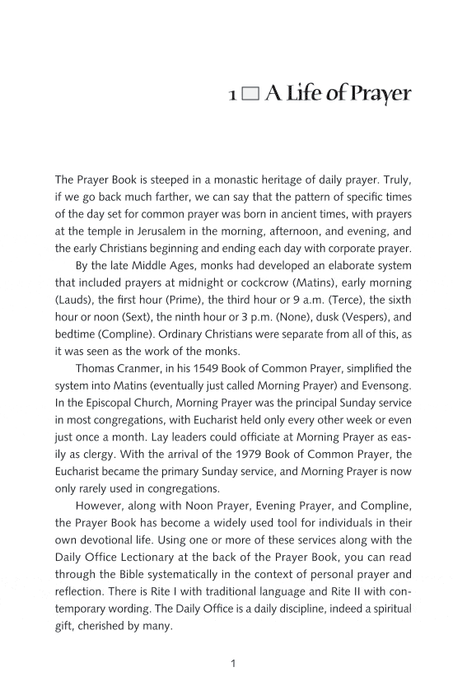 The Book of Common Prayer: A Spiritual Treasure Chest―Selections Annotated & Explained (SkyLight Illuminations)