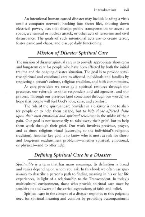 Disaster Spiritual Care, 2nd Edition: Practical Clergy Responses to Community, Regional and National Tragedy