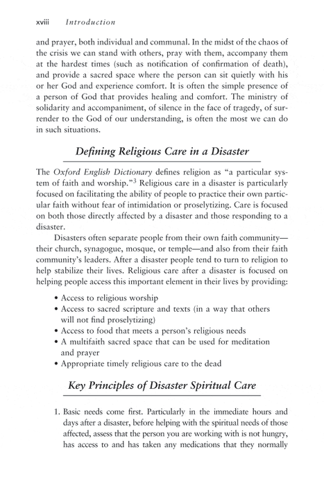 Disaster Spiritual Care, 2nd Edition: Practical Clergy Responses to Community, Regional and National Tragedy