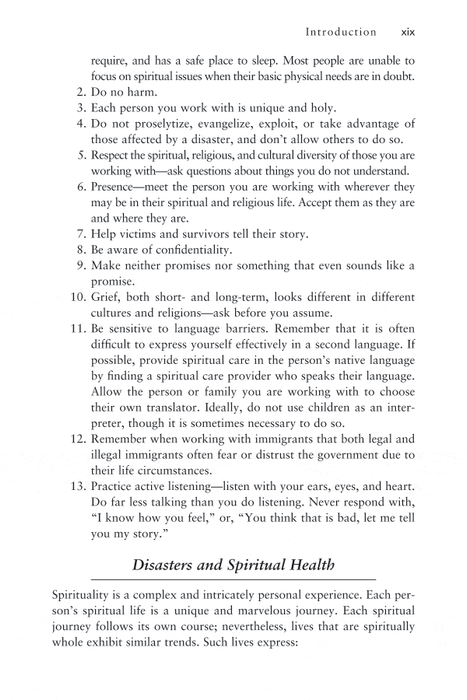 Disaster Spiritual Care, 2nd Edition: Practical Clergy Responses to Community, Regional and National Tragedy