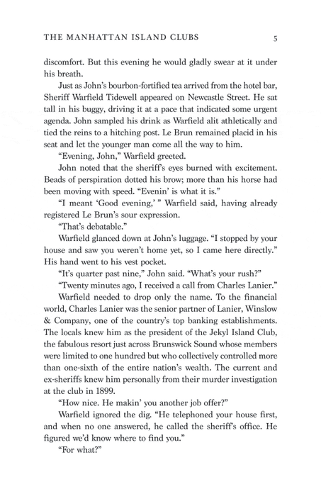 The Manhattan Island Clubs: A John Le Brun Novel, (Book 3 of 5)